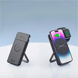 Зовнішній акумулятор Proove Power Stand 2 in 1 10000mAh 20W Black (PBPS20030001) [111825] - мініатюра 4