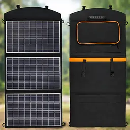 Складна Сонячна Панель 100 W / Портативна сонячна панель на 3 секції USB 100 W