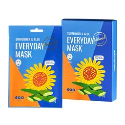 Маска для обличчя Dearboo sunflower aloe з екстрактом соняшника й алое