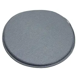 Подушка-сидушка на круглий стілець сіра 40x40 см (1010814-Gray) - мініатюра 6