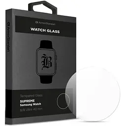 Скло захисне Armorstandart Supreme Black Icon Samsung Watch 8/8 Ultra 40 mm (ARM88141)