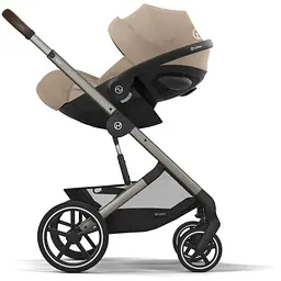 Коляска Cybex Balios S Lux TPE Almond Beige з бампером (524001211) - мініатюра 4