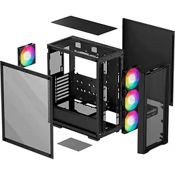 Корпус Deepcool CC560 Mesh V2 Black (R-CC560-BKAMA4-G-2) [146721] - мініатюра 9
