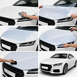 Антигравійна захисна бронеплівка за лекалами для Audi TT 8S 2014-2023 - повний кузов - мініатюра 3