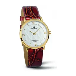 Наручные часы Seculus 1610.1.106 white, pvd, brown leather
