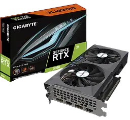 Відеокарта GeForce RTX 3060 12GB Gigabyte Eagle OC (GV-N3060EAGLE OC-12GD) Б/В