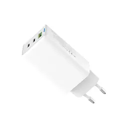 Зарядний пристрій ColorWay GaN Mini 65W PD Port PPS USB (USB-2C1A) white (CW-CHS058PD-WT) - мініатюра 6