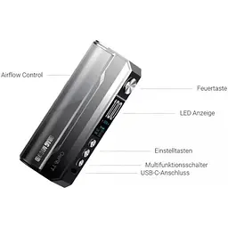 Електронна сигарета VooPoo Drag 5 177W з Uforce-X Tank 5.5ml Kit Black (17448) - мініатюра 4