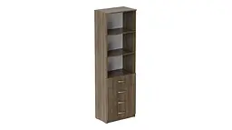 Шафа Анжело Ferrum-decor на 3 полиці з 4 ящиками 1900x600x380 ДСП Дуб Сонома Трюфель 16 мм (FRD-104987) - мініатюра 3