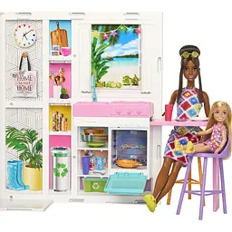 Будиночок Barbie для відпочинку двоповерховий (HRJ76) - мініатюра 5