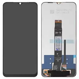 Дисплей для Xiaomi Poco C50, Poco C51, Redmi A1, Redmi A1 Plus, Redmi A2 Plus, чорний, без рамки, Original (PRC)