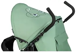 Коляска для дитини прогулянкова FreeON Simple, black - dark green  - мініатюра 6