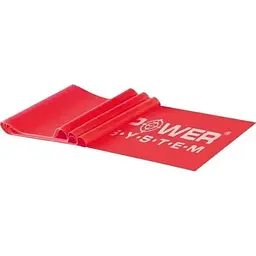 Стрічка-еспандер для спорту та реабілітації Power System PS-4122 Flat Stretch Band Level 2 Red 15-25 кг (PS_4122_Red)