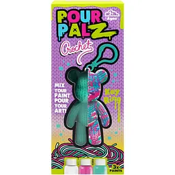 Набір для творчості ToyMonster Pour Palz Флюїд Арт Брелок Ведмедик S4 В'язані дива в асортименті (FC-G0002)