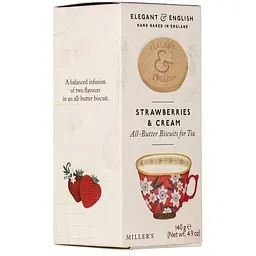 Печиво Elegant and English Полуниця-Вершки 140 г - мініатюра 2