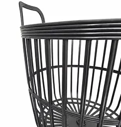 Кошик Prosperplast Zoe Basket мультифункціональний плетений 40 л чорний (5905197368320) - мініатюра 4