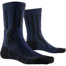 Шкарпетки X-Socks Trek X Cotton Men 42-44 Чорний/Синій (1068-XS-TS05S19U 42-44 A044)