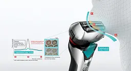 Електрична бритва Panasonic сіра - мініатюра 5