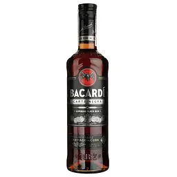 Ром Bacardi Carta Negra темный, 40%, 0,5 л (14032)