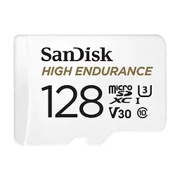 Карта пам'яті SanDisk 128GB microSDXC class 10 UHS-I U3 V30 High Endurance (SDSQQNR-128G-GN6IA)