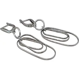 Срібні сережки-підвіски TOP Silver. 520602