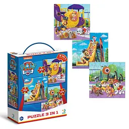 Пазл 3 в 1 Paw Patrol «Ігровий майданчик» (200578)