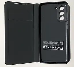 Чохол-книжка LED Wallet View Cover EF-NG991PBEGRU для Samsung Galaxy S21 (6.2") Чорний - мініатюра 6