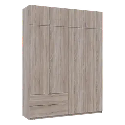 Розпашна Шафа для одягу Doros Лукас Дуб Сонома 180х50х240 (80737731) - мініатюра 7