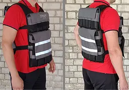 Жилет обтяжувач EasyFit Armor 18 кг набірний з кроком 0,5 кг (EF-WTV-180) - мініатюра 3