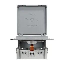 Розетка Schneider Electric ASFORA з кришкою, сталь (EPH3100162) - мініатюра 6