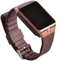 Смарт-годинник Smart Watch DZ 09 з крокоміром вrown (sw012-R) - мініатюра 3
