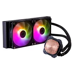 Система охолодження для комп’ютерного процесора Cooler Master MasterLiquid 240L Core MLWD24M-A18PZ-R1 RGB/Black - мініатюра 2