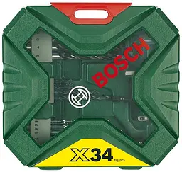 Набір свердел та біт Professional X-Line кейс 34шт Bosch hoz0013345