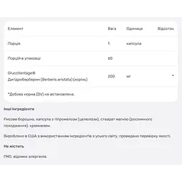 Дигідроберберин Nutricost 200 мг 60 капсул - мініатюра 4