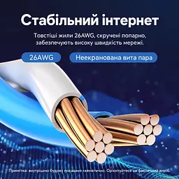 Мережевий патч-корд Ethernet Vention 3 м LAN-кабель Cat.6 UTP 1000 Мбіт/с смуга пропускання 250 МГц RJ45 з кутовим штекером із виходом кабелю вниз на одному кінці та прямим на іншому для прокладання кабелю біля стіни чорний (IBWBI) - мініатюра 11