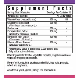 Комплекс для сечовивідних шляхів Bluebonnet Nutrition Targeted Choice Urinary Tract Support 30 вегетаріанських капсул - мініатюра 2