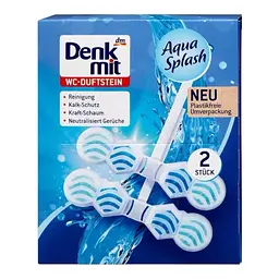 Блок для унітазу Denkmit Ocean Splash , 2-ві упаковки по 2 шт. (4066447289275)
