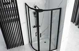 Душова кабіна Rea Look black 90x90 REA-K7903, Чорний матовий, Універсальна - мініатюра 5
