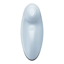 Вібростимулятор-пульсатор Satisfyer Tap & Climax 2 Blue, ефект постукування пальцем - мініатюра 3