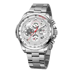 Чоловічий наручний годинник 6909 Silver-White Forsining acs0031390 - мініатюра 2