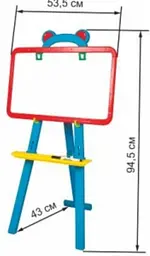 Мольберт двосторонній магнітний, Kinderway, 51-001 - мініатюра 3