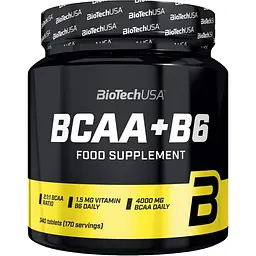 Аминокислота BiotechUSA BCAA+B6 340 таблеток