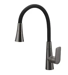 Змішувач для кухні Mixxus Premium Matis 011-T (NUT) Graphite Refl.Black (MI8268) - мініатюра 1