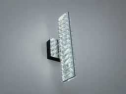 Бра настінне LED Diasha D88010/B-320CH кришталеве, хром 8 Вт - мініатюра 2