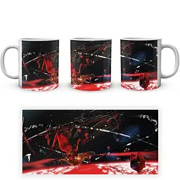 Кухоль GeekLand Evangelion Євангеліон Аска EVA 002.12 330 мл білий - мініатюра 4