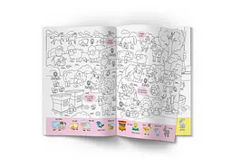 Книга Віммельбух-розмальовка. Ферма 3320 Різнокольоровий shop (9786175473320) - мініатюра 4