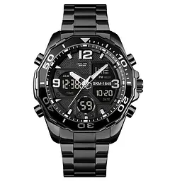Наручний годинник чоловічий Skmei 1649 Black, 1649BK (18425)