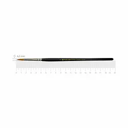 Пензель колонок круглий Classic 3007R №6 коротка ручка KOLOS (4823064900637)