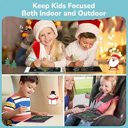 РК-планшет для письма та малювання TECJOE 2 Pack 8.5-дюймовий Doodle Board для дітей - мініатюра 5