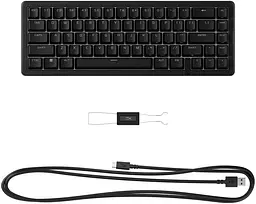 Клавіатура HyperX Alloy Origins 2 65key Red USB-A Hot-Swap EN/UA RGB Black (B4QS3AA) - мініатюра 4